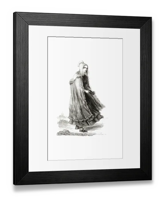 Framed Print : Types from Holland around 1841