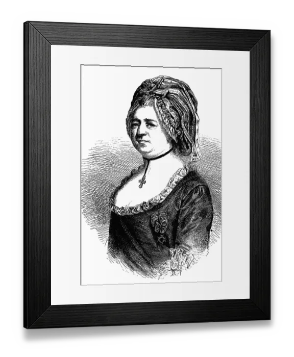 Framed Print : Chevalier Timoth'e d'Fon de Beaumont