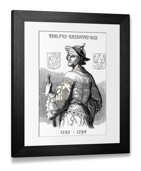 Framed Print : Adolf von Nassau (geboren vor 1250) Framed Print : Adolf von Nassau (geboren vor 1250)