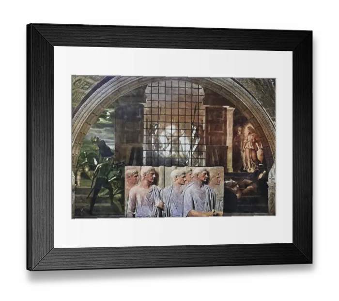 Framed Print : Historical photo (ca 1880) of the Lateran Museum Framed Print : Historical photo (ca 1880) of the Lateran Museum
