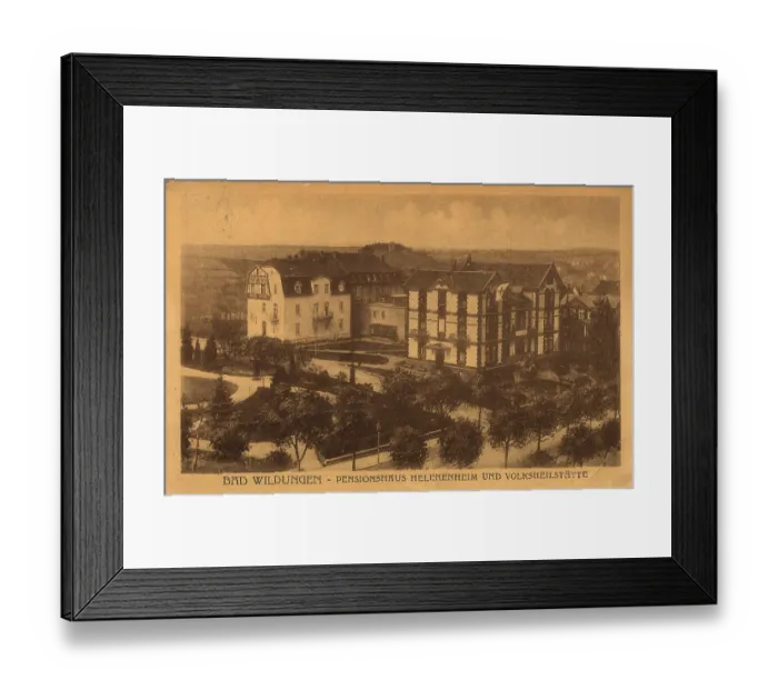 Framed Print : Historical postcard around 1910