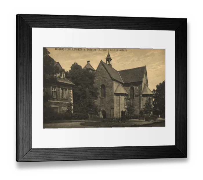 Framed Print : Historical postcard around 1900 Framed Print : Historical postcard around 1900