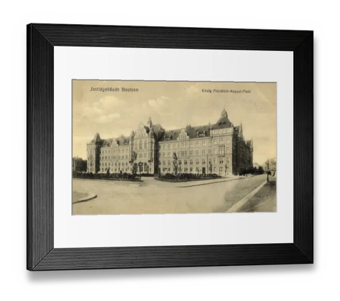 Framed Print : Historical postcard around 1900
