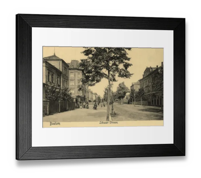 Framed Print : Historical postcard around 1900