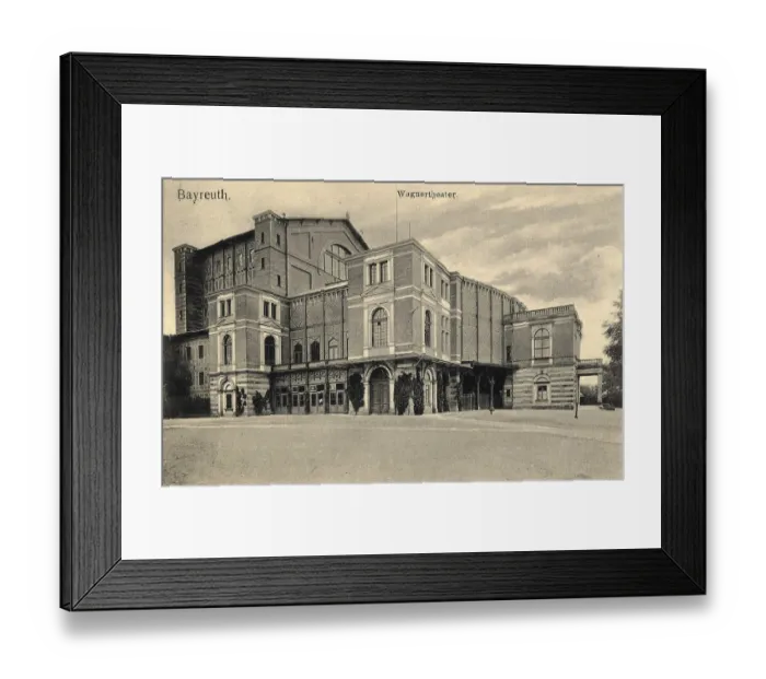 Framed Print : Historical postcard around 1910
