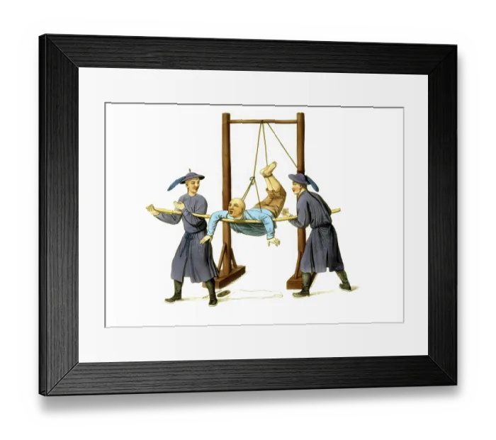 Framed Print : Jurisprudence, torture and punishment in medieval China
