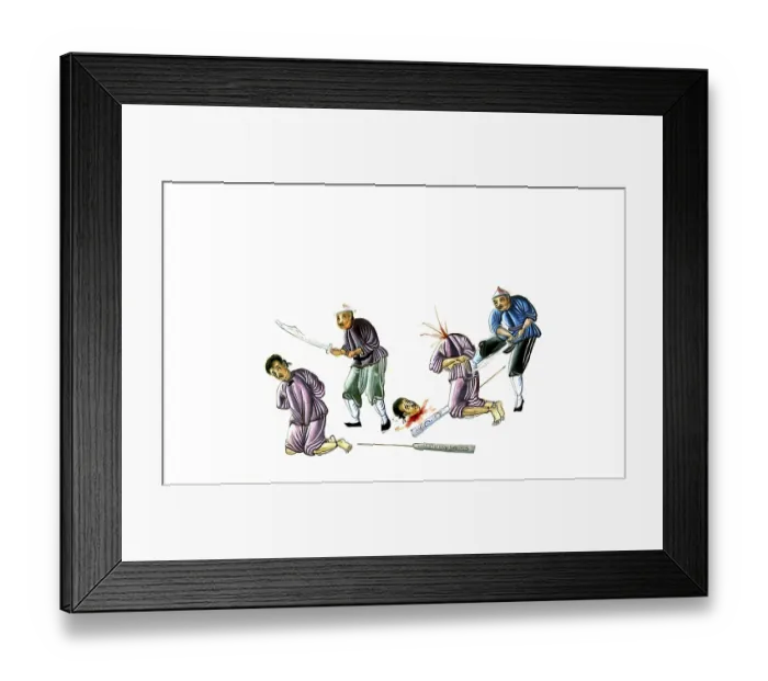 Framed Print : Jurisprudence, torture and punishment in medieval China