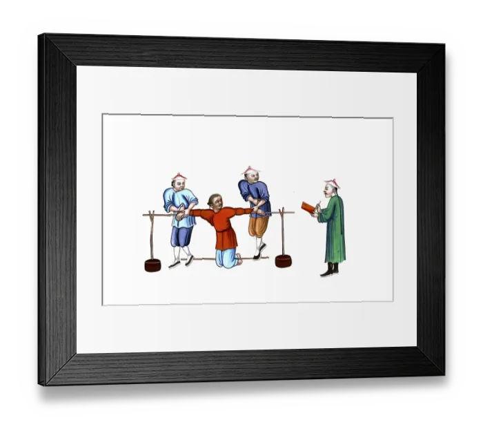 Framed Print : Jurisdiction, torture and punishment in medieval China