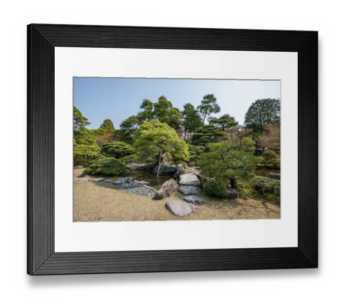 Framed Print : Gonaitei Garden, Japanese Garden