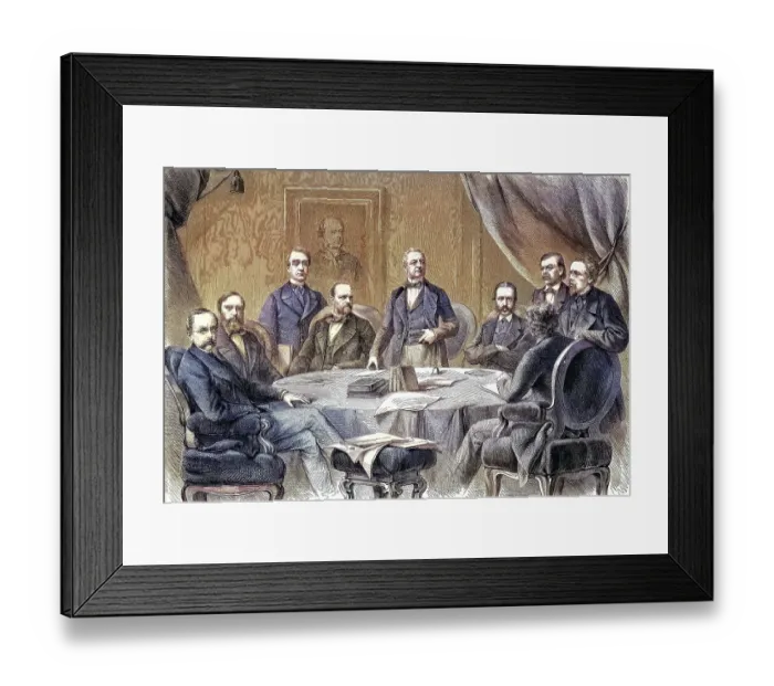 Framed Print : Cisleithania, Cisleithanian Ministry of Austria