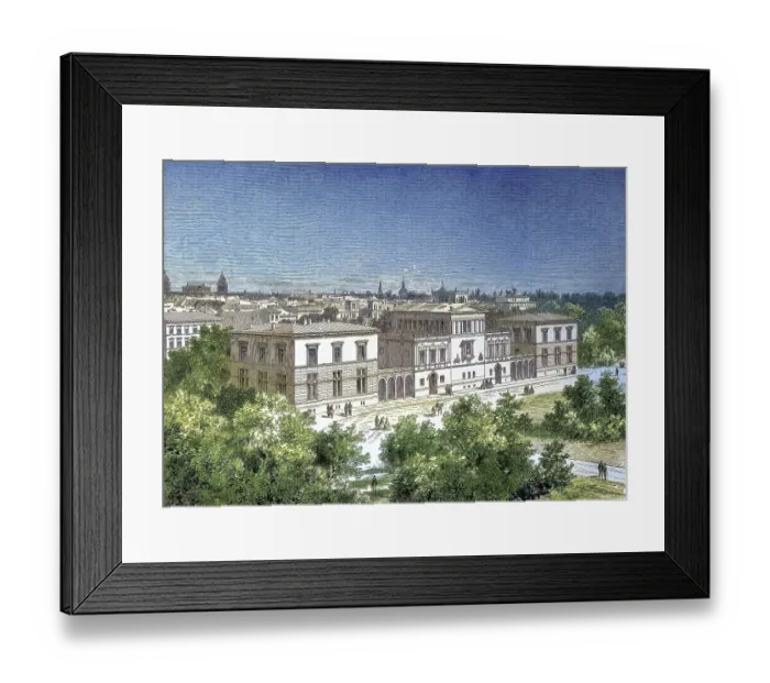 Framed Print : Raczynski Palace on Konigsplatz Framed Print : Raczynski Palace on Konigsplatz