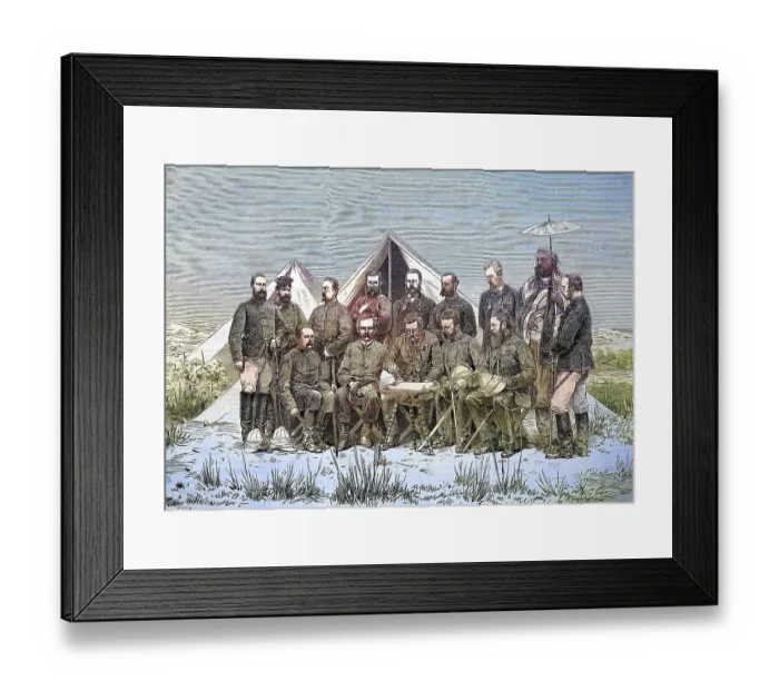 Framed Print : Abyssinian expedition from 1868