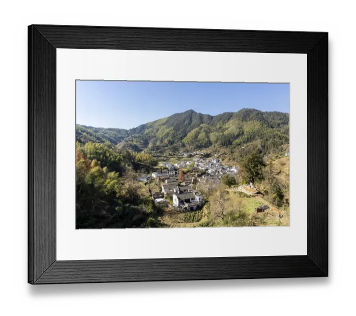 Framed Print : In Zuyuan Village, Xikou Town, Xiuning County