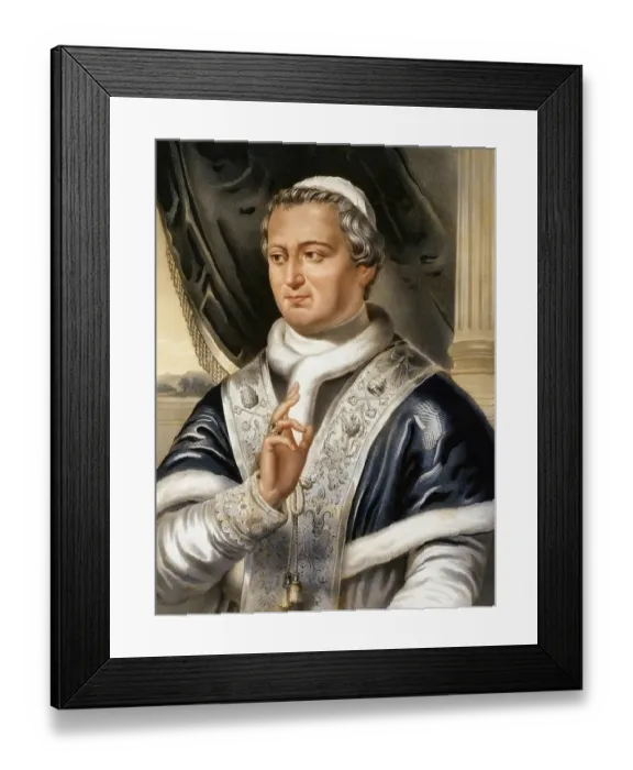Framed Print : Pope Pius IX, 1792 - 1878, Giovanni Maria Mastai-Ferretti