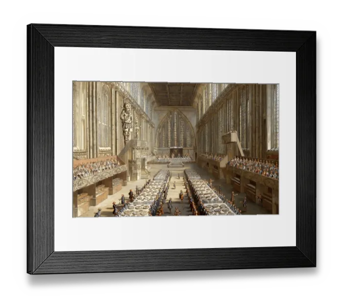 Framed Print : Guildhall, 17th century, London Framed Print : Guildhall, 17th century, London