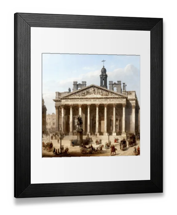 Framed Print : The London Royal Exchange, England
