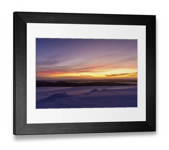 Framed Print : Evening, Dundret Nature Reserve