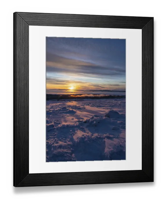 Framed Print : Evening, Dundret Nature Reserve