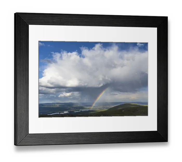 Framed Print : Rainbow, Dundret Nature Reserve Framed Print : Rainbow, Dundret Nature Reserve