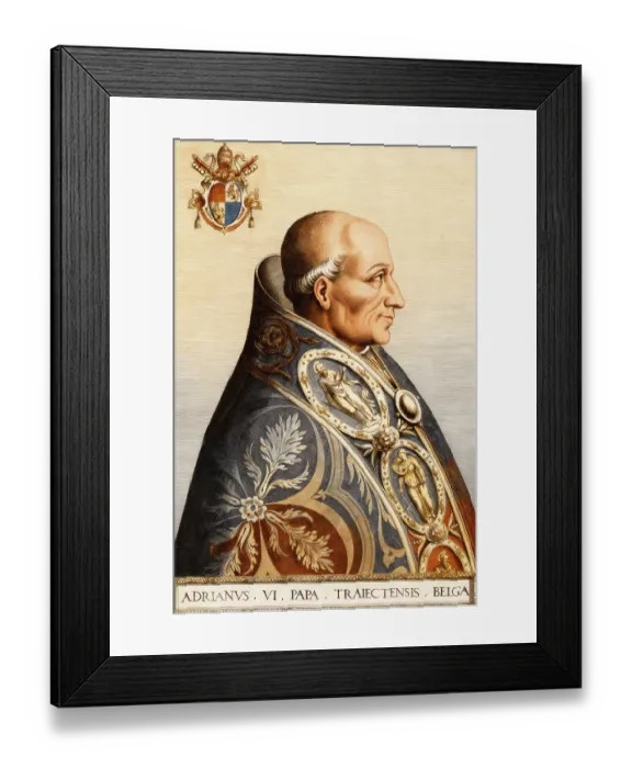 Framed Print : Pope Adrian VI, 1459 - 1523 Framed Print : Pope Adrian VI, 1459 - 1523