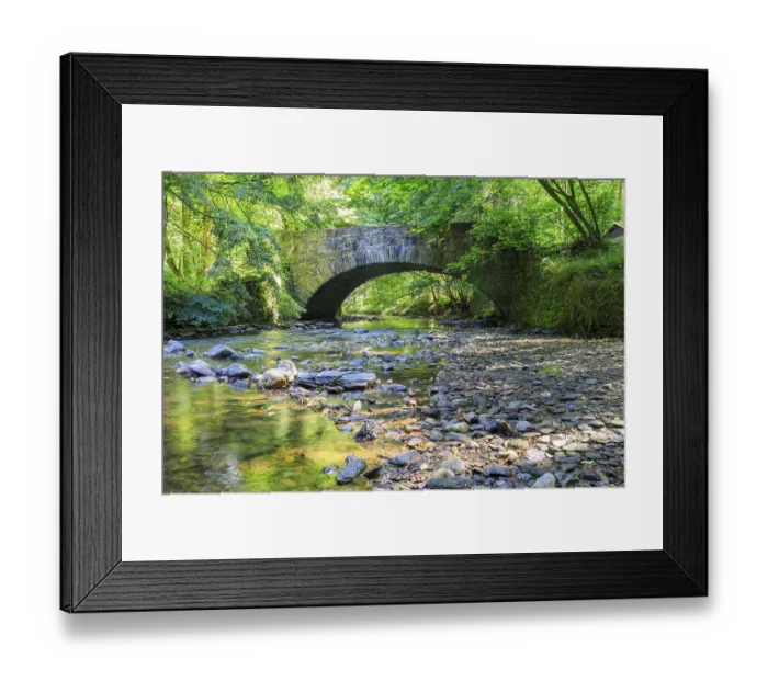 Framed Print : Historic salt bridge over Bobritzsch Framed Print : Historic salt bridge over Bobritzsch