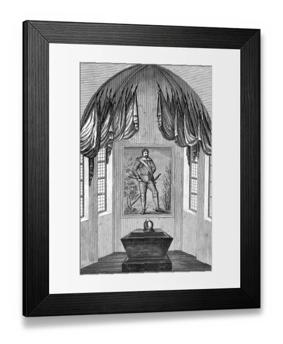 Framed Print : Tomb of Johan Baner (1596-1641) or Johan Banner Framed Print : Tomb of Johan Baner (1596-1641) or Johan Banner