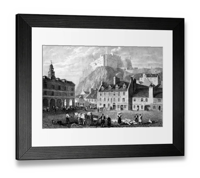 Framed Print : Edinburgh Castle, the castle in Edinburgh on Castle Rock