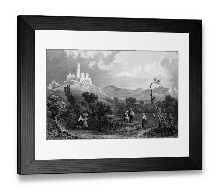 Framed Print : Ruin of Godesberg Castle, Bonn-Bad Godesberg
