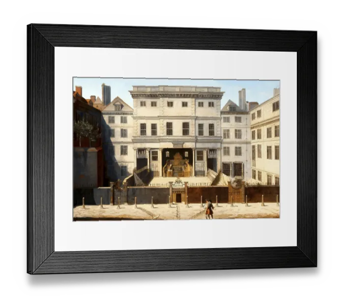 Framed Print : Old Sessions House, 1750, Clerkenwell Green