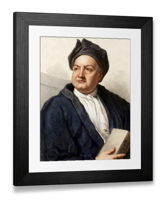 Framed Print : Jacob Tonson the elder, 1655-1736 Framed Print : Jacob Tonson the elder, 1655-1736