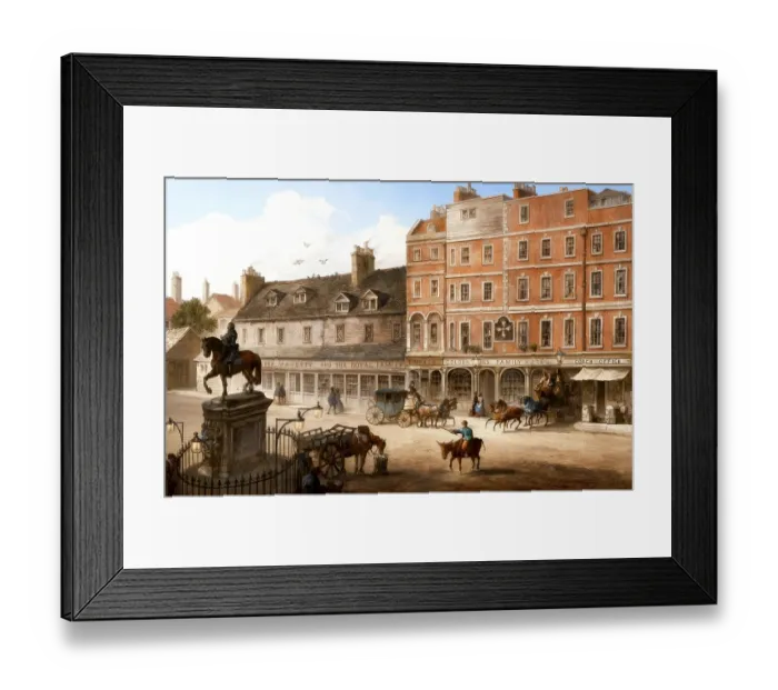 Framed Print : Charing Cross Hotel, 1750, London