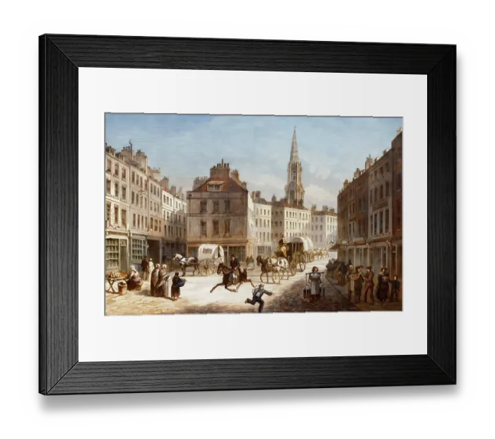 Framed Print : Middle Row St. Gilgen, London, England Framed Print : Middle Row St. Gilgen, London, England