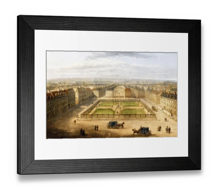 Framed Print : Soho Square, Soho, London, England, 1700 Framed Print : Soho Square, Soho, London, England, 1700