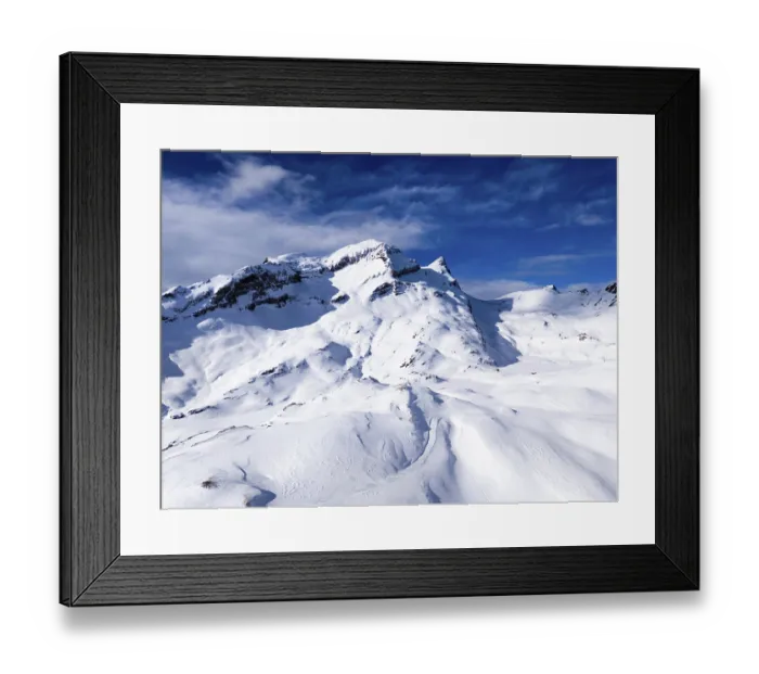 Framed Print : Reeti Mountain on Sunny Winter Day Framed Print : Reeti Mountain on Sunny Winter Day