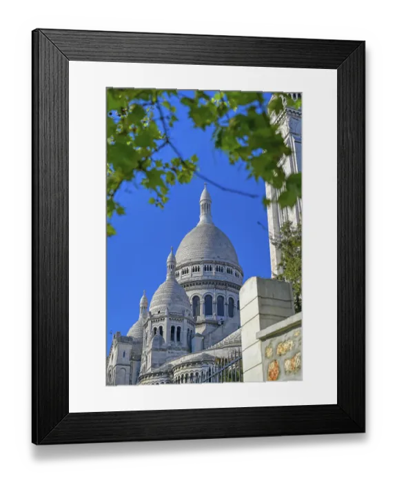 Framed Print : The Basilica of the Sacred Heart of Paris