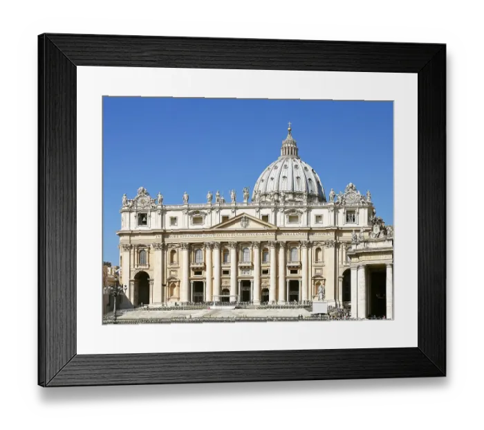 Framed Print : St. Peter's Basilica St. Peter's Basilica Framed Print : St. Peter's Basilica St. Peter's Basilica