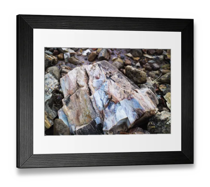 Framed Print : Mineral formation due to temperature changes in Petrified Forest Nationa Park Framed Print : Mineral formation due to temperature changes in Petrified Forest Nationa Park