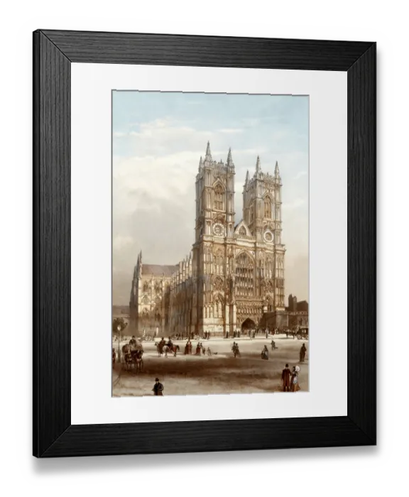 Framed Print : Westfront of Westminster Abbey