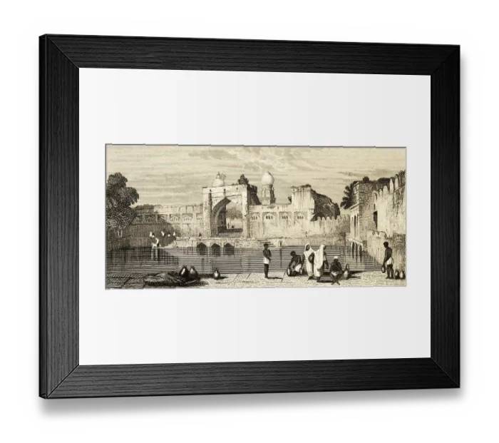 Framed Print : Taj Bowlee in Bijapur or Vijayapura