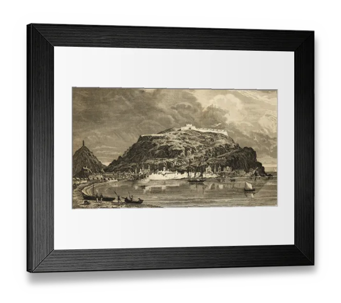 Framed Print : Cityscape of San Sebastian on the Mediterranean Sea Framed Print : Cityscape of San Sebastian on the Mediterranean Sea