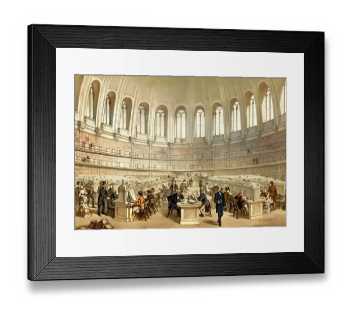 Framed Print : The British Museum Reading Room Framed Print : The British Museum Reading Room