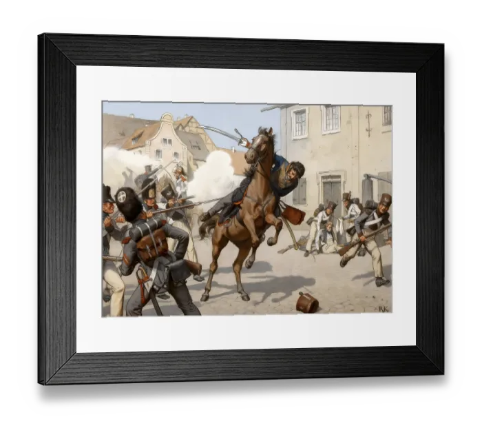 Framed Print : The War of the Fifth Coalition