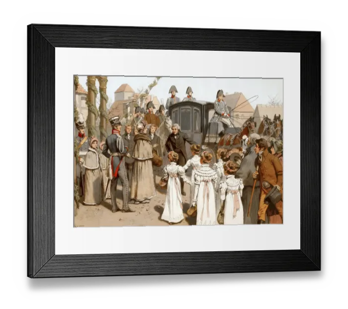Framed Print : Return of the royal family to Berlin