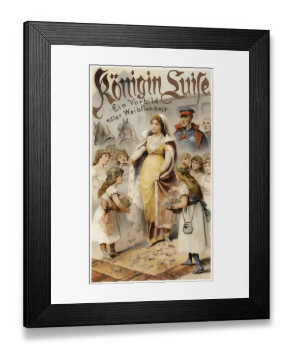 Framed Print : Louise of Mecklenburg-Strelitz