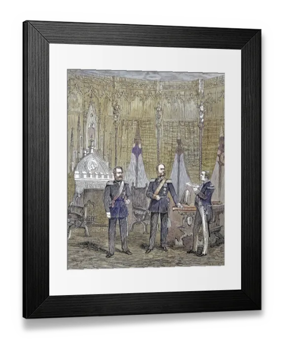 Framed Print : Martin Sigismund Eduard von Simson
