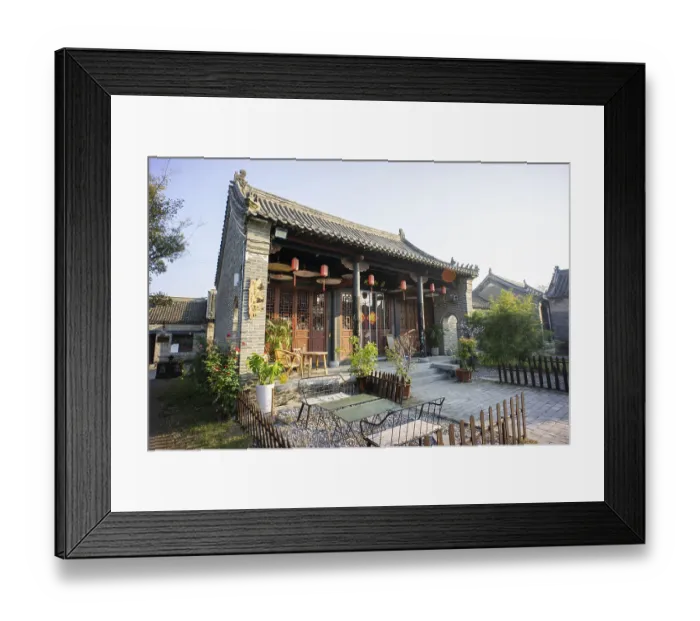 Framed Print : Ancient architectural complex of the Chen Family Mansion in Shangqiu Ancient City was a private residence during Framed Print : Ancient architectural complex of the Chen Family Mansion in Shangqiu Ancient City was a private residence during