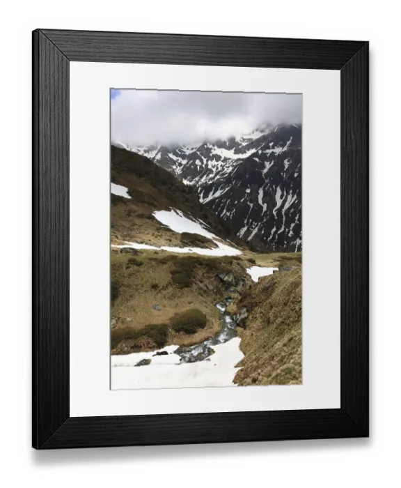 Framed Print : Ladschaft on the Transfogarasan Highway