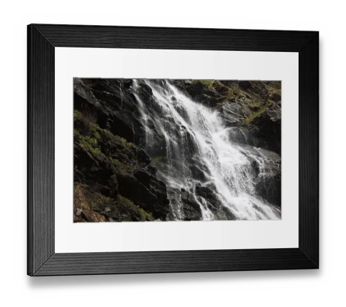 Framed Print : Torrent on the Transfogarasan Highway