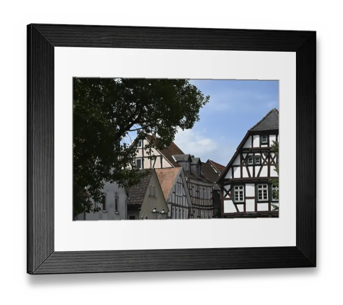 Framed Print : Fachwerk in Lich