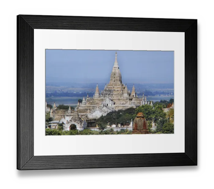 Framed Print : The Ananda Temple, Pagan, Bagan